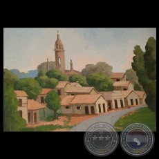 CIUDAD DE ITAUGUÁ - Óleo de ALICIA BRAVARD